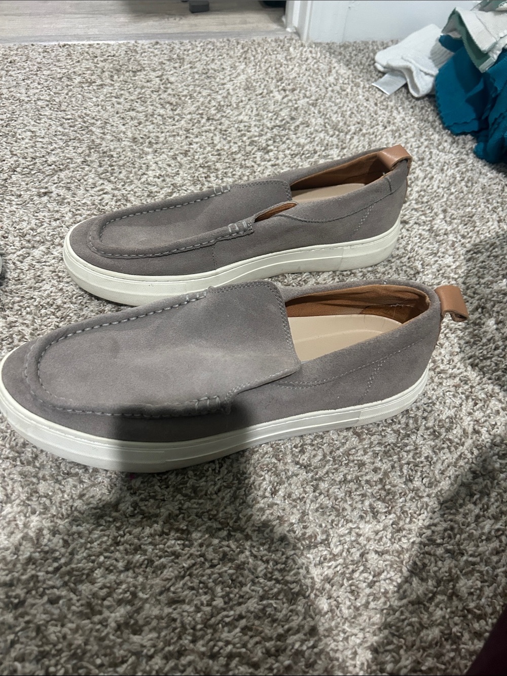 Steve Madden Rhett men’s size 12 gray loafer shoes.